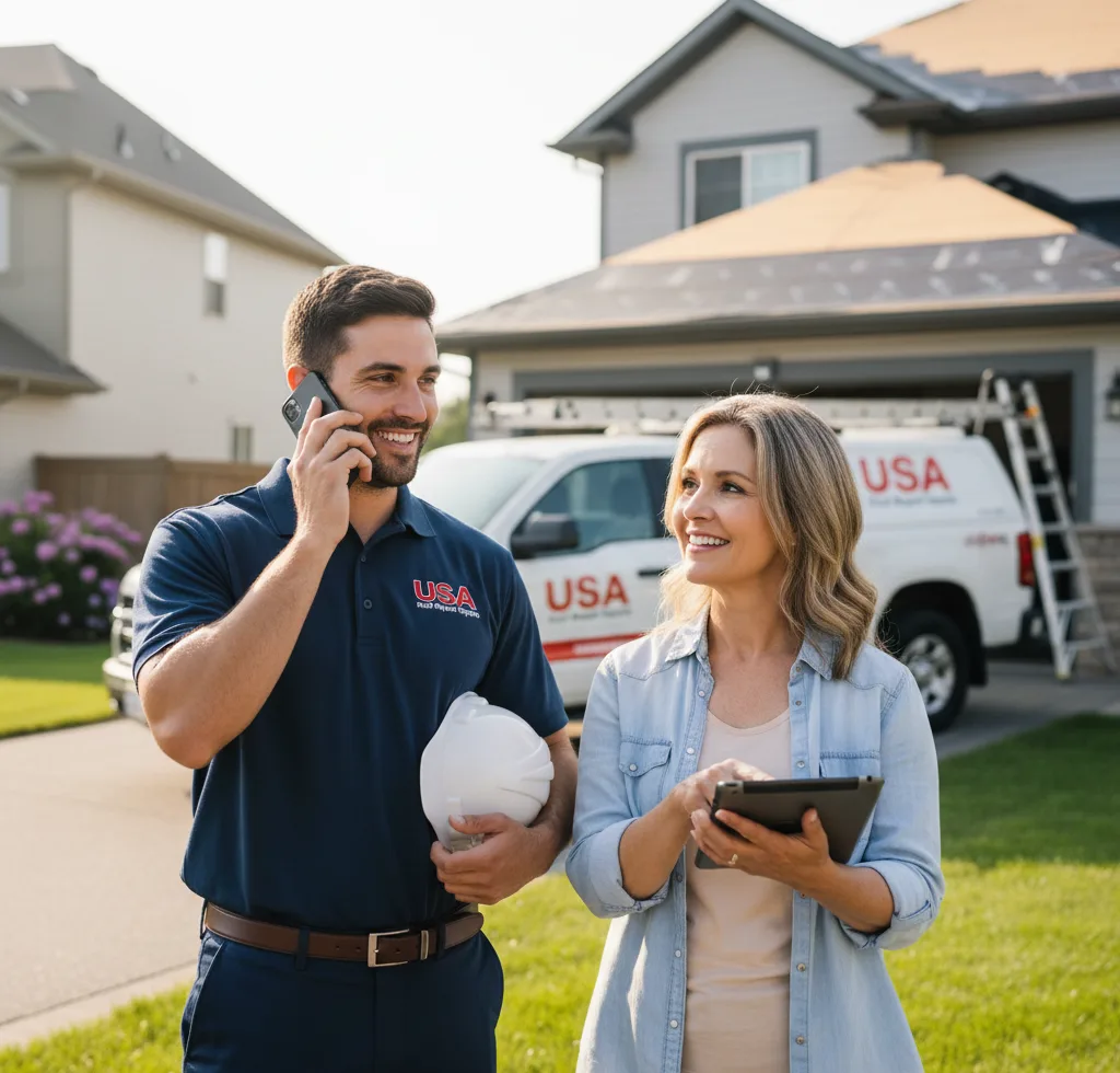 USA Roof Repair Experts customer support in Underhill